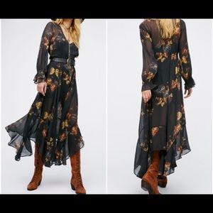 Free People butterfly print maxi dress